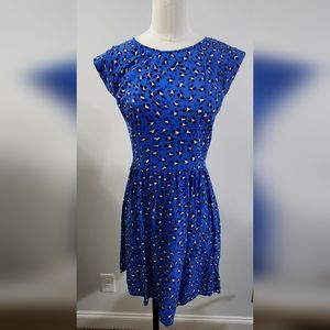 Women's animal print mini dress